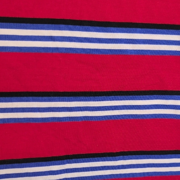 Enyce Red and Blue Striped Short Sleeve Tee - Picture 5 of 6